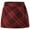 #02/Red, variant on 2-16 Years Girl High Waisted Plaid Skirt A-Line Mini Skirt Fall Winter Wool Bodycon Pencil Skirts