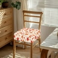 thumbnail image 2 of SEANATIVE Thanksgiving Chair Covers for Dining Room Maple Leaf Square Dining Chair Seat Covers with Elastic Bottom 2 PCS Universal Pumpkins Dinning Chair Upholstered Cover Kitchen Accessories, 2 of 7