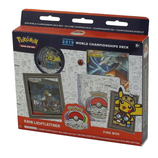 Pokemon Cards 2019 World Championships Deck FIRE BOX