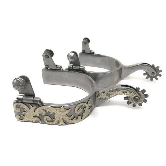 AJ Tack Men's Sweet Iron Western Engraved Spurs