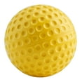 thumbnail image 3 of LEFU for Dimpled Fielding Practice PU Baseball 9\" Yellow Lightweight Safety Ball for Pitching Machine Batting Training Hand-Eye Coordination Improvement, 3 of 9
