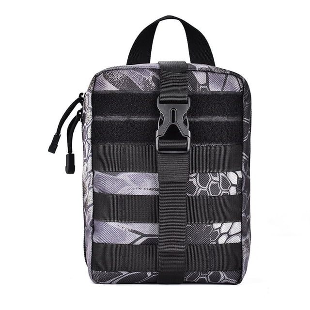 Sac de Rangement Extérieur Chasse Camping Randonnée Accessoires de Survie Pochette de Taille Pêche Alpinisme Poche Tissu Oxford Pack Camouflage
