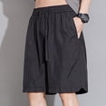 thumbnail image 1 of Puntoco Pantalones Cortos Cargo Ligeros Y Transpirables Para La Playa Al Aire Libre, Informales, Para Hombre, Color Negro, Xxl,Pantalones Cortos Hombre, 1 of 9