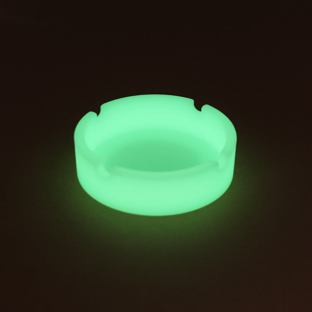 SOQKEEN Lot de 6 cendriers colorés en silicone anti-adhésif résistant à la chaleur ne casse pas rond en caoutchouc de silicone pour la maison, le bureau, le restaurant ou l'extérieur