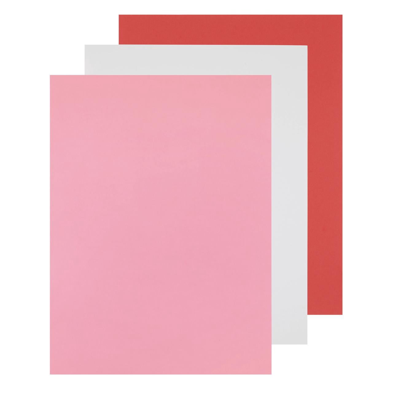 Tru-Ray Construction Paper, Heavyweight, Valentine Assortment, 9" x 12", 150 Sheets Per Pack, 3 Packs
