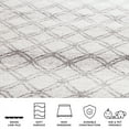 thumbnail image 6 of SAFAVIEH Adirondack Rhona Geometric Area Rug, Silver/Charcoal, 9' x 12', 6 of 10