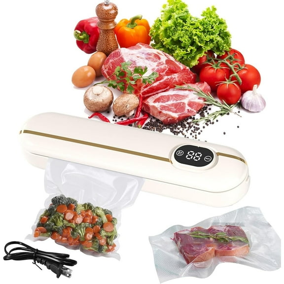 Mini Bag Sealer 11Inch,Snack Bag Sealer,Mini Heat Sealer,Heating Quick Sealer For Food Bag,Portable Handheld Bag Resealer Machine For Chips and Snacks Bags Freshness (Creamy white)