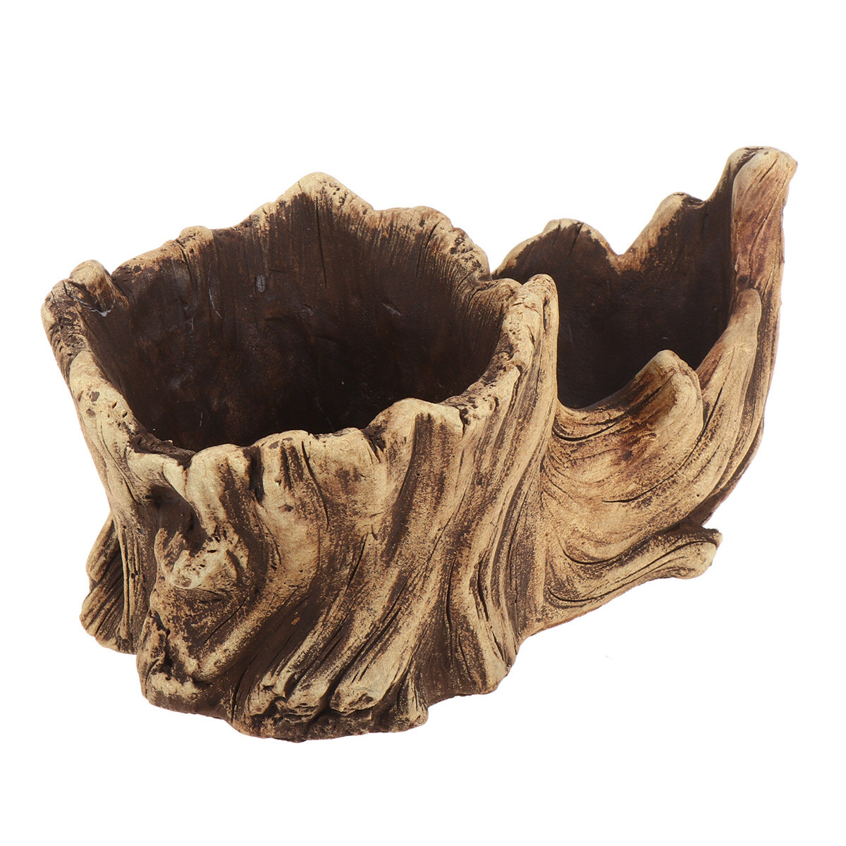 FUTUREORYY Decorative Flower Planter Pot Cement Yellow 1Pcs for Gardening Props