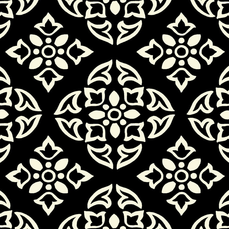 Better Homes & Gardens Black and White Medallion Outdoor Patio Reversible Deep Seat Pillow Back with Flange, 21 Better Homes & Gardens Black and White Medallion Outdoor Patio Reversible Deep Seat Pillow Back with Flange, 21