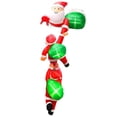 thumbnail image 3 of Papá Noel inflable navideño para exteriores, 240 cm de alto, ideal para patio y jardín., 3 of 9