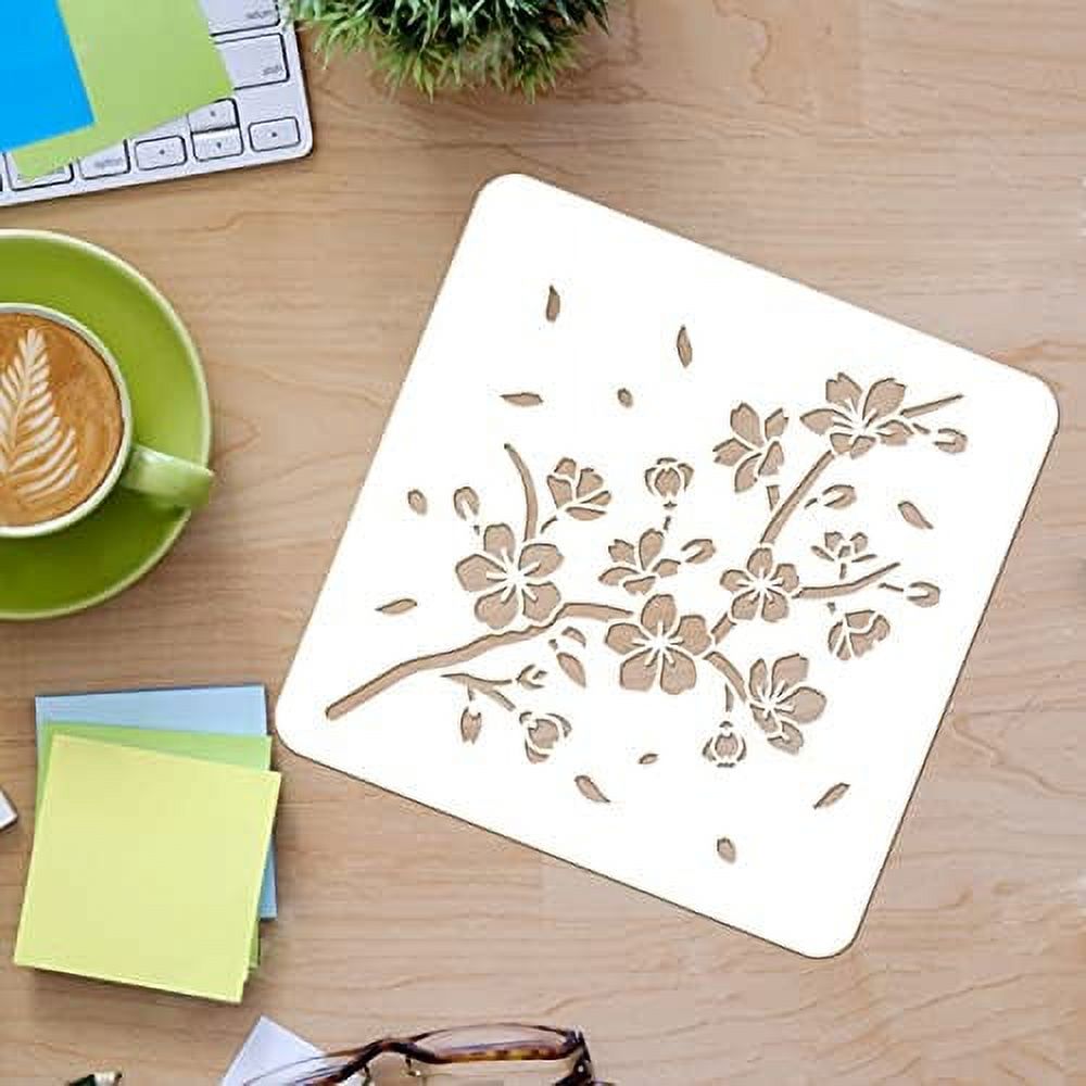 FINGERINSPIRE Bear Stencil - 11.8x11.8 Inch Reusable Painting Template For Walls & Crafts