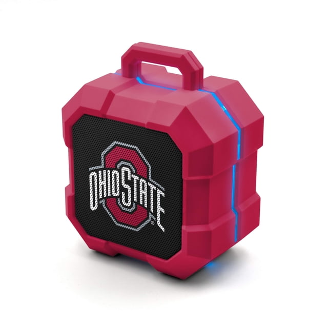 SOAR NCAA Shockbox Altavoz Bluetooth inalámbrico LED, Ohio State Buckeyes