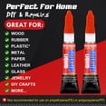 thumbnail image 3 of Super Glue WOUSEDO Liquid 48 x 3 g para madera, caucho y cuero, 3 of 7