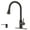 Oil Rubbed Bronze, variant on APPASO Stainless Steel Kitchen Faucet, Pull Down Sprayer 3 Modes, Matte Black High Arc Single Handle Gooseneck Faucets for 1 to 3 Holes Sink, Laundry, Farmhouse, RV, Bar