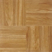 Achim Nexus 12"x12" 1.2mm Peel & Stick Vinyl Floor Tiles 20 Tiles/20 Sq. Ft. Oak Parquet