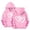Pink, variant on CPNG Girls Hoodies Tops Double Heart Print Long Sleeve Hooded Sweatshirts with Front Pocket Kids Loose Fit Daily Pullover Sweatshirt