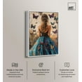 thumbnail image 2 of Gossamer Gown Canvas Print Fashion Wall Decor by Art Remedy, White Frame, 16 x 24, 2 of 7