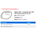 thumbnail image 2 of Battery Cable - Compatible with 1993 - 1997 Lincoln Town Car 4.6L V8 1994 1995 1996, 2 of 2