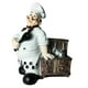thumbnail image 1 of Figura de chef de resina, figura coleccionable, arte creativo de resina, adorno de chef para cocina, restaurante, tienda, mesa de café, 1 of 9