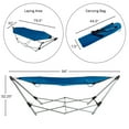 thumbnail image 2 of REKHH  Portable Hammock Fits into Carry Bag for Easy Travel - Perfect for Backyard, Pool, Beach, Hiking ,Black, 2 of 4