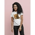 thumbnail image 2 of Tiger Face T-Shirt Women -SPIdeals Designs, Female Medium, 2 of 4