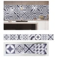 thumbnail image 1 of 3D Natural Brick Pattern PVC Tile Stickers, Self-Adhesive Removable Wall Decor for Kitchen, Bathroom & Living Room, Waterproof & Oilproof DIY Wallpaper, 20cm x 500cm (7.9"x197") Single Sheet, FHZ004, 1 of 6