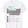 thumbnail image 1 of Can I Lick It Funny Periodic Table of Elements - Camiseta de mesa de elementos, 1 of 2
