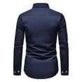 thumbnail image 2 of APEXFWDT Mens Dress Shirt Wrinkle Free Regular Fit Stretch Button Down Shirts Long Sleeve Business Shirts for Men, 2 of 8