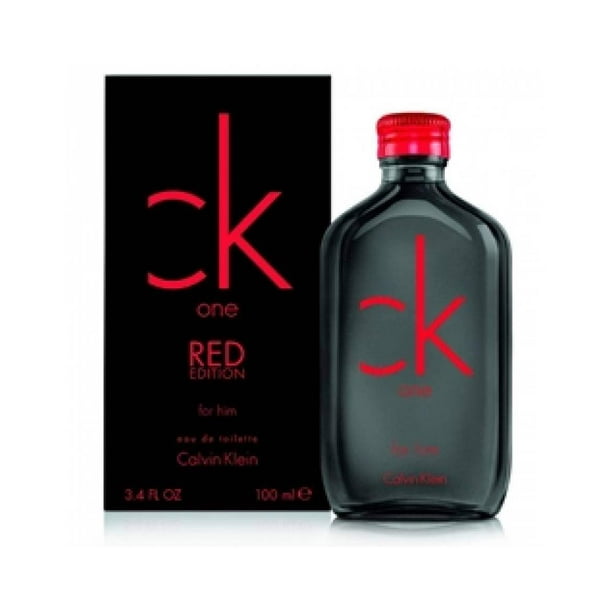 C.K. une Édition Rouge par Calvin Klein pour Hommes - 3,4 oz EDT Spray