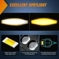 thumbnail image 5 of Nilight 2.5" Motorcycle LED Driving Lights 2PCS, Dual Color White & Amber Spot Beam Fog Pods, IP67 Waterproof Auxiliary Off-Road Lights for Dirt Bike ATV UTV Scooter SUV Truck, 5 of 8