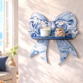 thumbnail image 6 of DefiDgd Wooden Bow Shaped Wall Mounted Shelf,Vintage Rustic Style Display Rack Organizer for Halloween Living Room Bedroom Party Home Decorations(C), 6 of 6