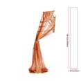 thumbnail image 3 of TACILIP Wedding Decor, 1PC Backrest Of Chair Chair Back Decoration Pearl Chiffon Fabric Beautiful Chiffon Curtain Wedding Hotel Decoration Chair Cover, Home Gifts, 3 of 6