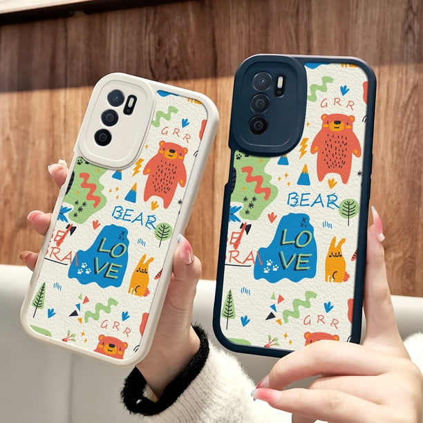 Funda de goma TPU de primera calidad con estampado de dibujos animados para iPhone: manténgase protegido con estilo