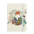 thumbnail image 1 of Local Japanese Travelling Volcano Notebook Official Fabric Hard Cover Classic Journal Diary, 1 of 3