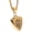 Gold Sheep, variant on Classic Unisex Stainless Steel Personality Simple Triangles 12 Chinese Zodiac Biker Pendant Horoscopes Necklace Animal Charm Silver Rat