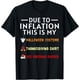 thumbnail image 1 of Due to Inflation This is My Funny Halloween - Camiseta para disfraz, 1 of 2