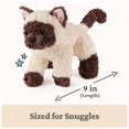 thumbnail image 2 of Peluche GUND Bootsie Siamese Kitten 23 cm crema/marrón, 2 of 8