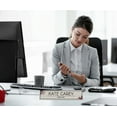 thumbnail image 5 of Printtoo Personalized Desk Name Plate Pretty Floral & Butterflies Custom Acrylic Office Desk Name Plate Accessory 2x10 Inches, 5 of 5