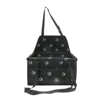 Unique Bargains 1 Pc Foldable Car Seat Cover for Pet 15.75"x12.6"x9.84" Foot Prints Red