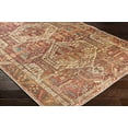 thumbnail image 5 of Mark&Day Washable Rugs, 3x8 West Chicago Traditional Brick Runner Area Rug, Orange Cream Carpet for Hallway, Kitchen, Bedroom or Living Room (2'7" x 7'10" Runner, Machine Washable), 5 of 7
