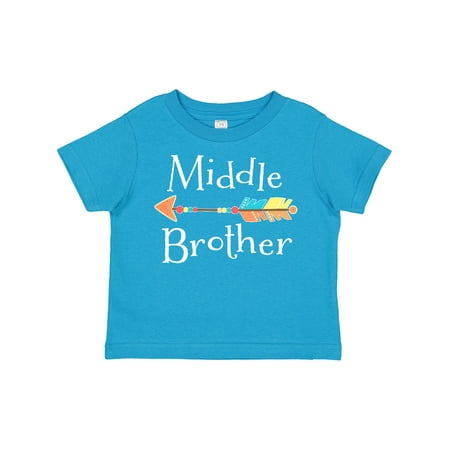 

Inktastic Middle Brother- Arrow Gift Toddler Boy Girl T-Shirt
