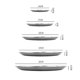thumbnail image 2 of 5 piezas plato llano de acero inoxidable, 2 of 3