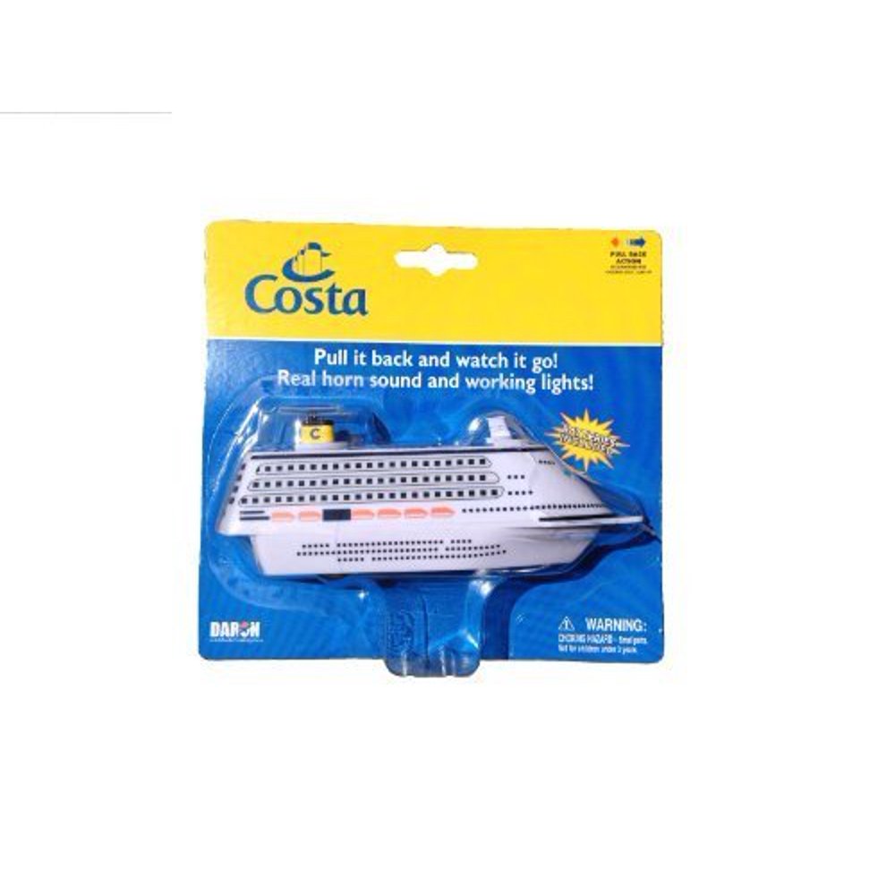Daron Toys Costa Cruises Pullback Cruise Ship Toy