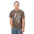 thumbnail image 5 of Effete Feline Claw Marks Scratch Unisex HD Cotton™ T-Shirt, 5 of 6