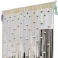 thumbnail image 5 of Brixlen Rose Floral Tassel String Curtain, Boho Sheer Door Curtain, Light Filtering Decorative Window Panel for Bedroom Living Room Salon, 5 of 5