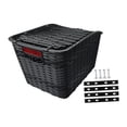 thumbnail image 4 of Vsenkes Bike Basket Rear Carrying Bike Cargo Basket for Travel Outdoor Mountain Bike, 4 of 9