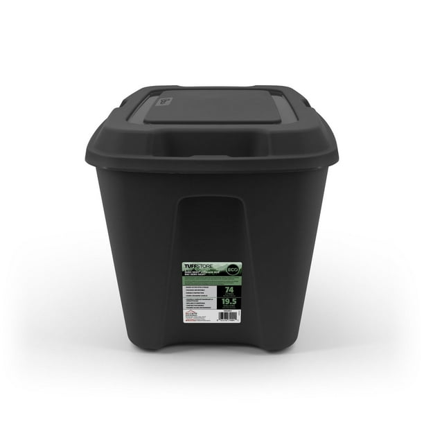 Tuff StoreTM 74L (19.5 gal.), ZeroNestTM Series - Obsidian