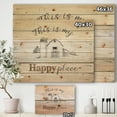 thumbnail image 3 of Designart 'Farmhouse Quote Moment Barns' Farmhouse Print on Natural Pine Wood, 3 of 3