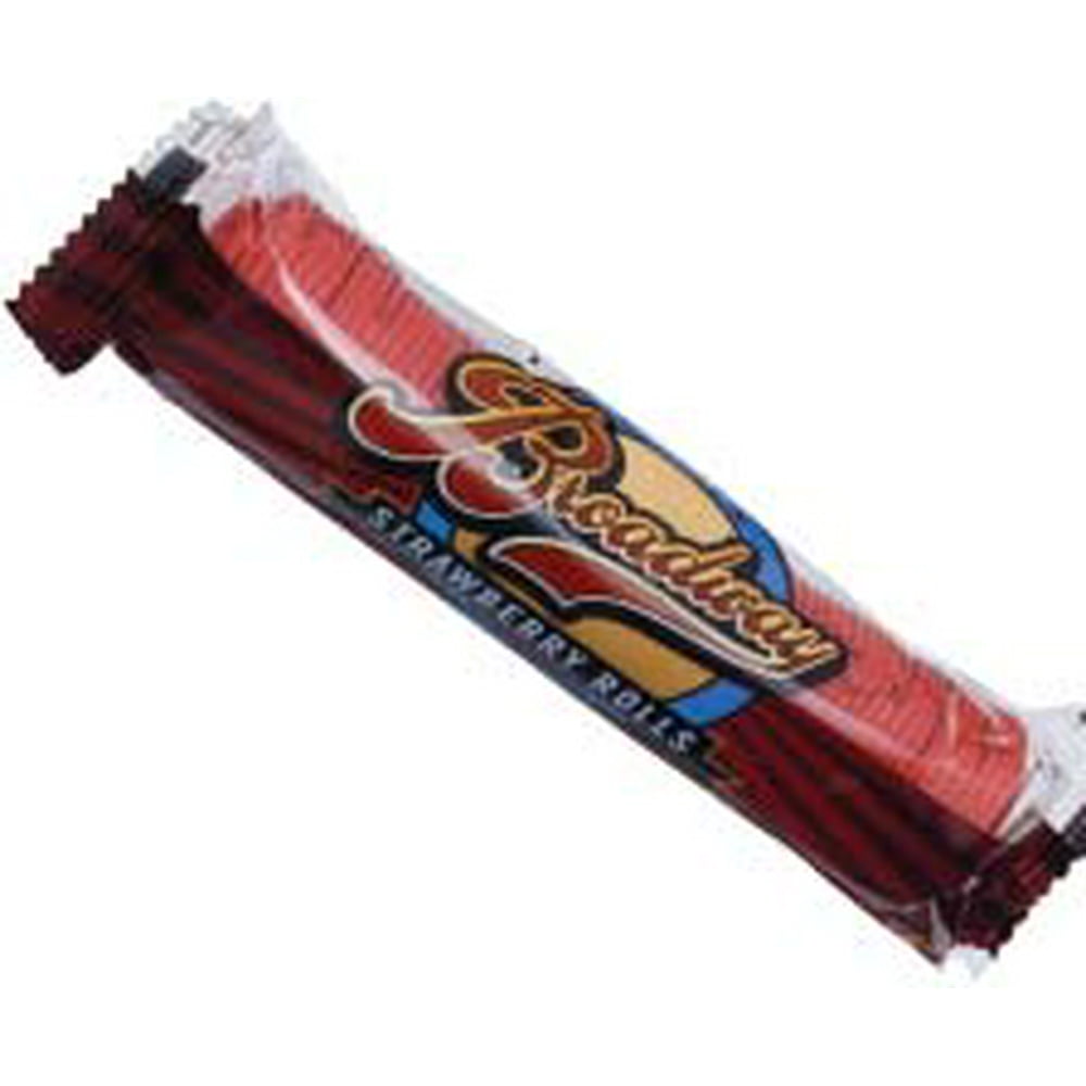 Broadway Strawberry Licorice Rolls 2.12 oz 24 Count