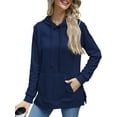 thumbnail image 7 of TEMOFON Women Hoodies Casual Workout Fall Sweatshirt Loose Pullover Hooded Sweaters with Kangaroo Pockets, 7 of 7